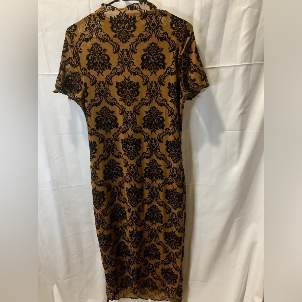 3/$28❤️SHEIN florals lace, Brown and black dress size XL - Picture 8 of 8